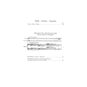 Debussy, Claude - Trio In G Major for Violin, Cello, and Piano - Edited by Ellwood Derr - G Henle Verlag URTEXT