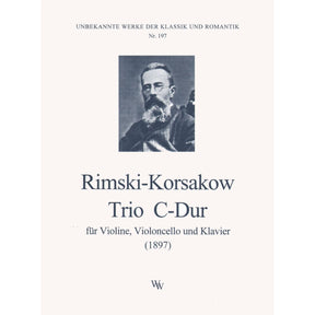 Rimsky-Korsakov, Nikolai - Piano Trio in C Major For Violin, Cello, and Piano Peters Edition