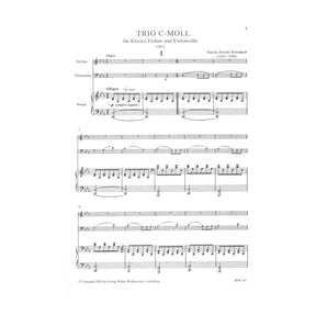Rimsky-Korsakov, Nikolai - Piano Trio in C Major For Violin, Cello, and Piano Peters Edition