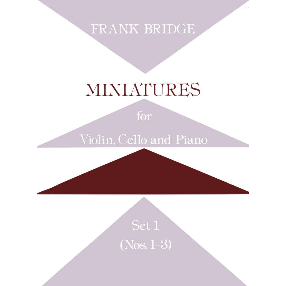 Bridge, Frank - Miniatures for Piano Trio Set 1 Nos 1-3 for Violin, Cello and Piano - Stainer and Bell Publication