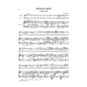 Bridge, Frank - Miniatures for Piano Trio Set 2 Nos 4-6 for Violin, Cello and Piano - Stainer and Bell Publication