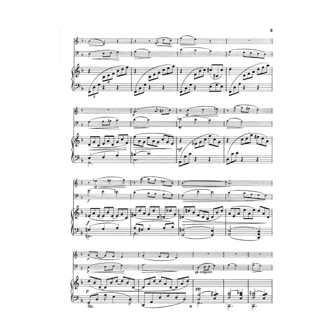 Bridge, Frank - Miniatures for Piano Trio Set 2 Nos 4-6 for Violin, Cello and Piano - Stainer and Bell Publication