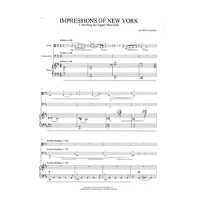 Rejino, Mona - Impressions of New York - for Viola (Violin), Cello, and Piano - Hal Leonard