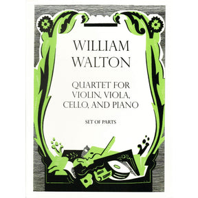 Walton, William - Quartet for Violin, Viola, Cello, and Piano - edited by Hugh MacDonald - Oxford University Press