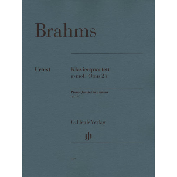 Brahms Piano Quartet Op 25 - Henle Verlag URTEXT