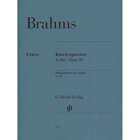 Brahms, Johannes - Piano Quartet No 2 in A Major Op 26 for Violin, Viola, Cello and Piano - Henle Verlag URTEXT Edition