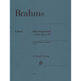 Brahms, Johannes - Piano Quartet No 3 in c minor Op 60 for Violin, Viola, Cello and Piano - Henle Verlag URTEXT Edition
