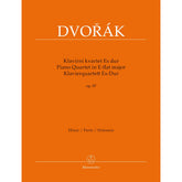 Dvorák, Antonin - Piano Quartet E-Flat Major, Op 87 - edited by Antonín Pokorný and Karel Solc - Bärenreiter