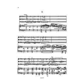 Dvorák, Antonin - Piano Quartet E-Flat Major, Op 87 - edited by Antonín Pokorný and Karel Solc - Bärenreiter