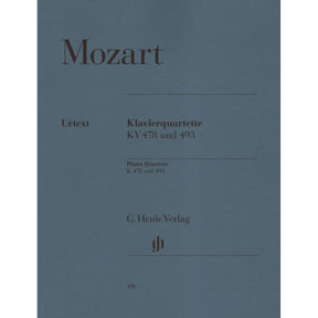 Mozart, WA - Piano Quartets, K 478 and 493 - Violin, Viola, Cello, and Piano - edited by Ernst Herttrich - G Henle Verlag URTEXT