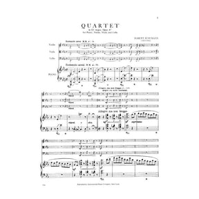 Schumann, Robert - Piano Quartet in E-flat Major Op 47 Published by International Music Company