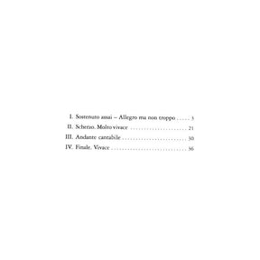 Schumann, Robert - Piano Quartet in E-flat Major, Op 47 Peters Edition