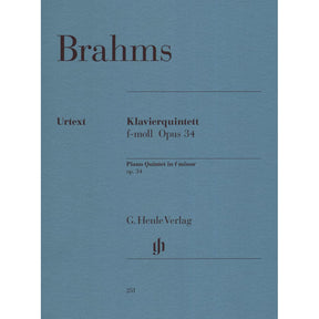 Brahms, Johannes - Piano Quintet in f minor Op 34 for Two Violins, Viola, Cello and Piano - Henle Verlag URTEXT Edition