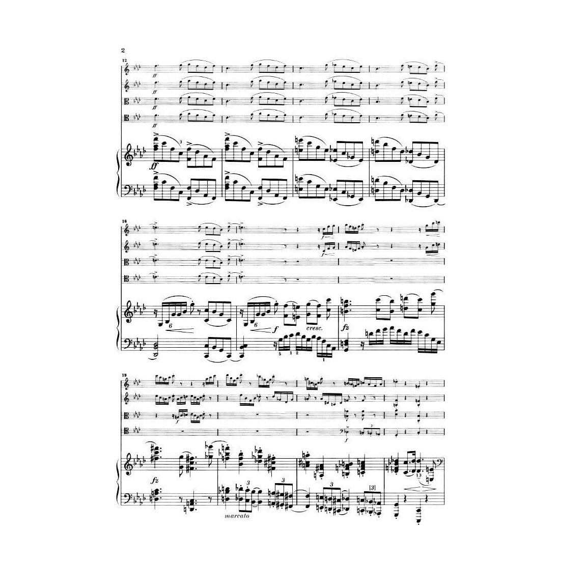 Brahms Piano Quintet Op 34 - Henle Verlag URTEXT