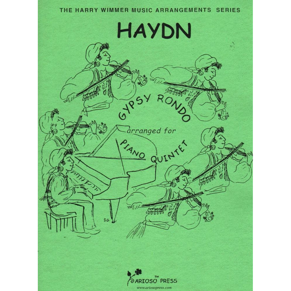 Haydn, Franz Joseph - Gypsy Rondo (from Piano Trio in G, Hob XV:25) - transcribed for Piano Quintet - edited by Harry Wimmer - Arioso Press