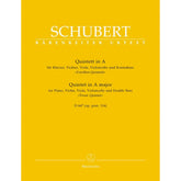 Schubert, Franz - Quintet in A Major Op 114  ( Trout ) URTEXT Published by Barenreiter Verlag