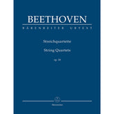Beethoven, Ludwig - String Quartets, Op 18 - Study Score - edited by Jonathan Del Mar - Barenreiter URTEXT