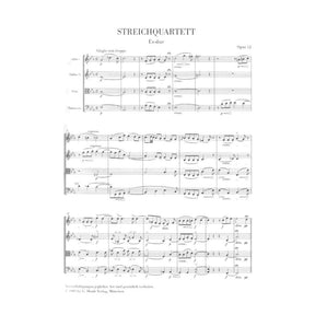 Mendelssohn, Felix - String Quartets, Op 12 and 13 - Study Score - G Henle Verlag - URTEXT