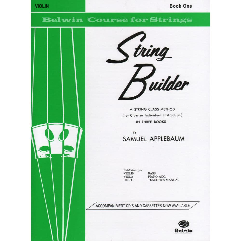 Applebaum, Samuel - String Builder - Book 1 for  Violin - Belwin/Mills Publication