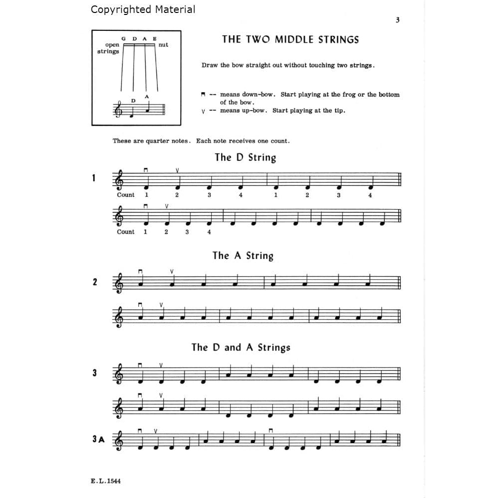 Applebaum, Samuel - String Builder - Book 1 for  Violin - Belwin/Mills Publication