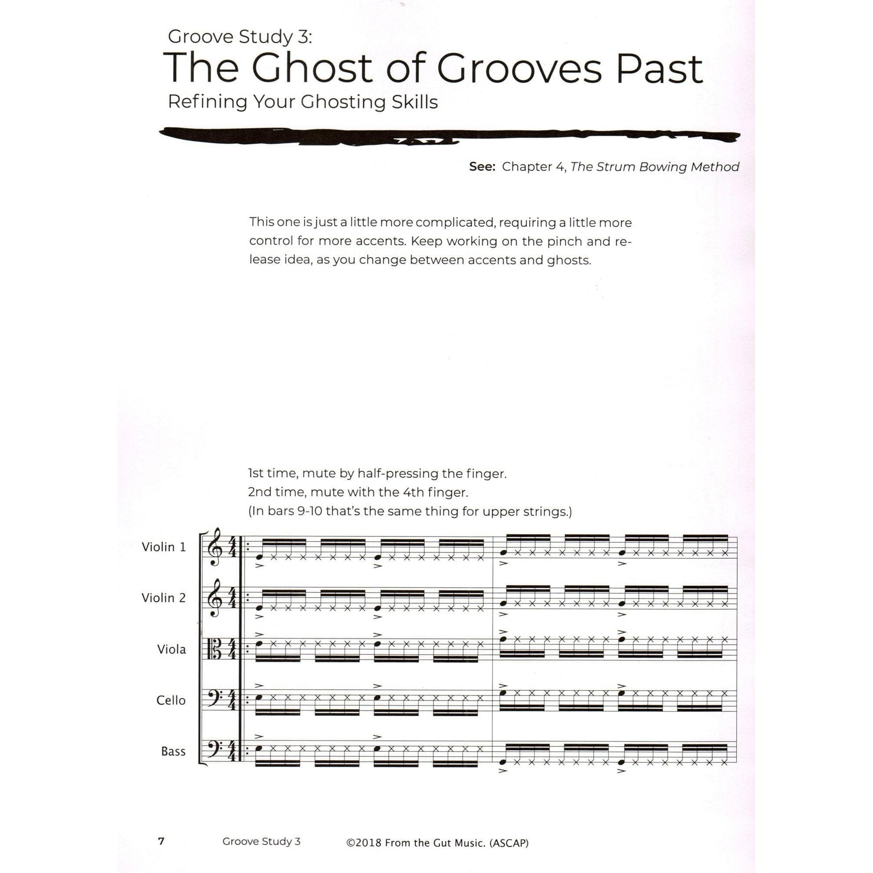 Silverman, Tracy - 22 Groove Studies for String Orchestra - Conductor's Score