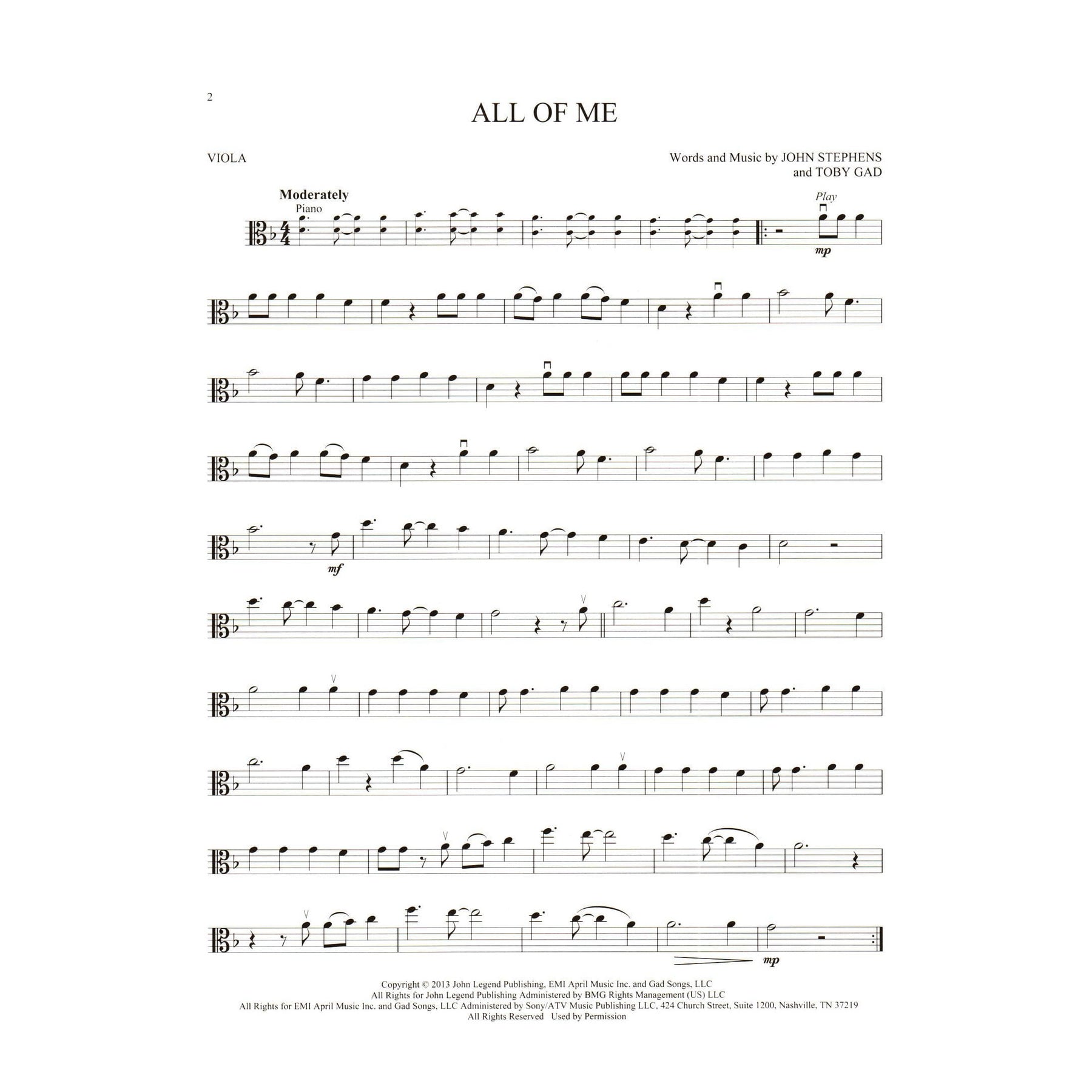 Simple Songs - 14 Well-Known Melodies - for Viola with Audio Access Included - Hal Leonard Instrumental Play-Along