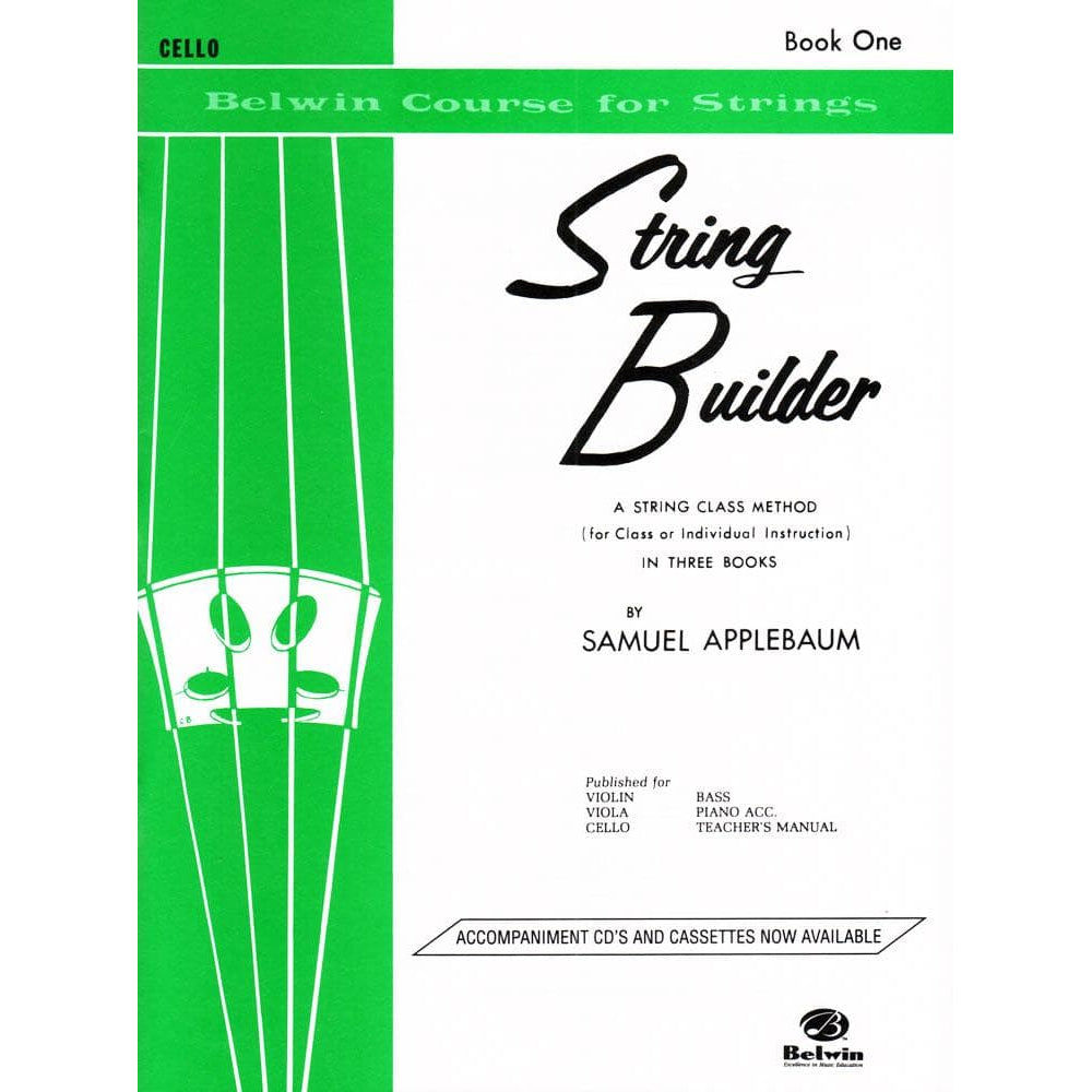 Applebaum, Samuel  - String Builder Book 1 for Cello - Belwin/Mills Publication