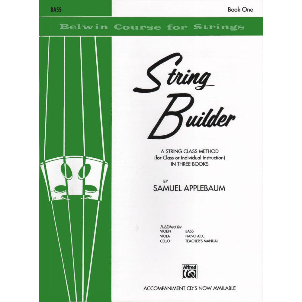 Applebaum, Samuel - String Builder - Book 1 for Double Bass - Belwin/Mills Publication