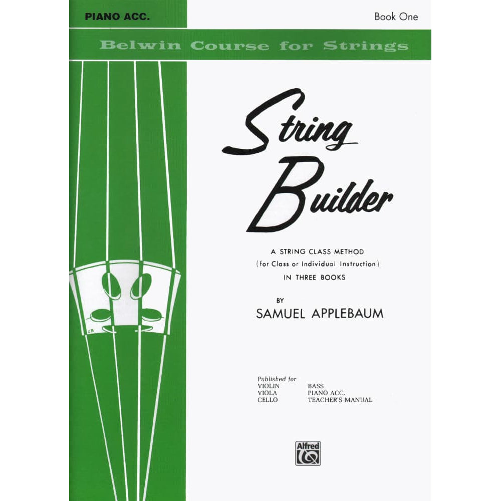 Applebaum, Samuel - String Builder - Book 1 for Piano Accompaniment - Belwin/Mills Publication