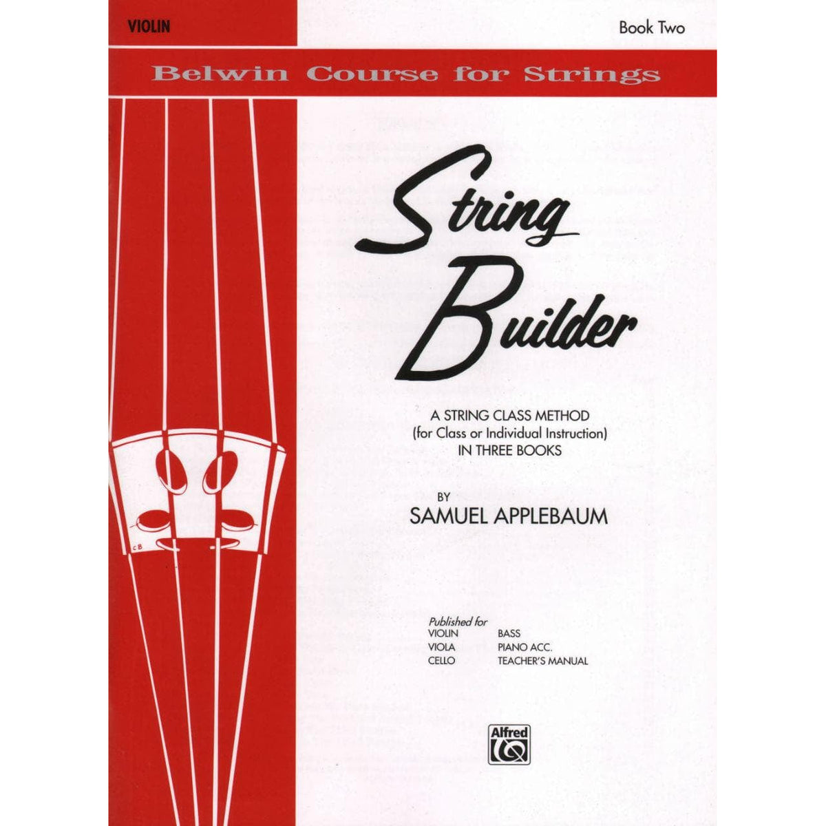 Applebaum, Samuel - String Builder - Book 2 for Violin - Belwin/Mills Publication