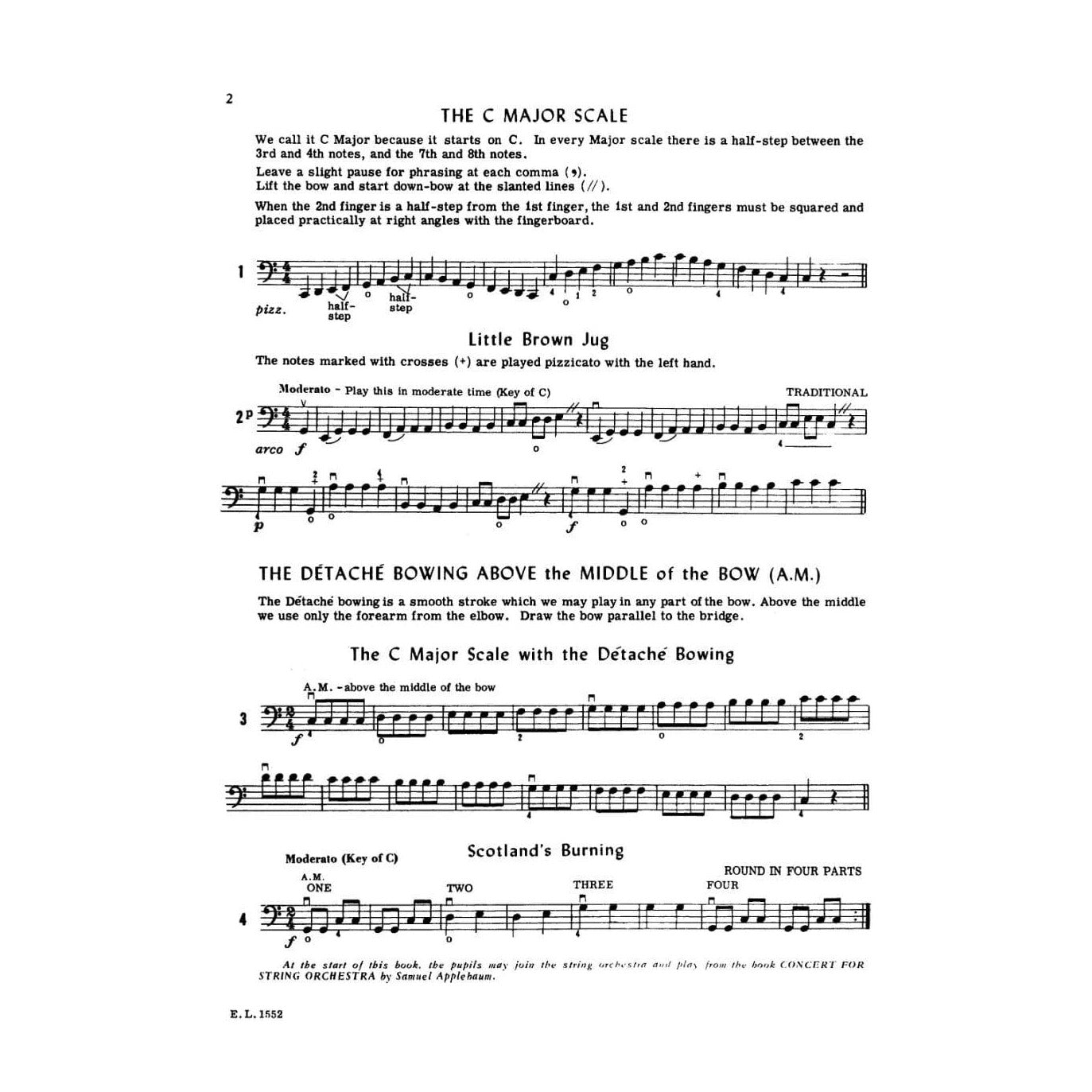 Applebaum, Samuel - String Builder - Book 2 for Cello - Belwin/Mills Publication