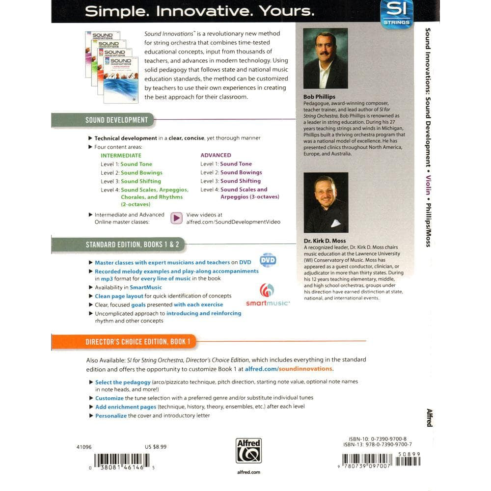 Sound Innovations - Sound Development - Advanced String Orchestra - Violin - Phillips and Moss - Alfred