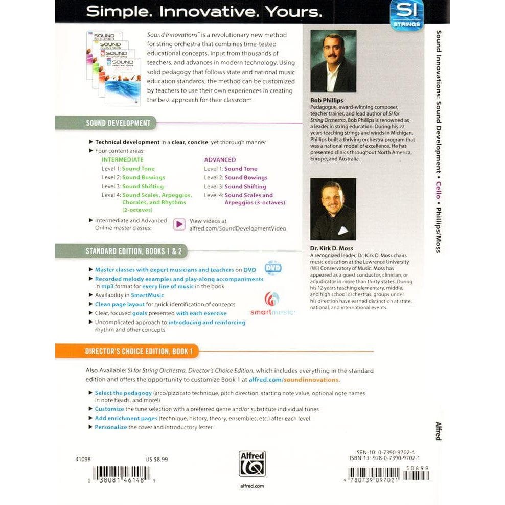 Sound Innovations - Sound Development - Advanced String Orchestra - Cello - Phillips and Moss - Alfred