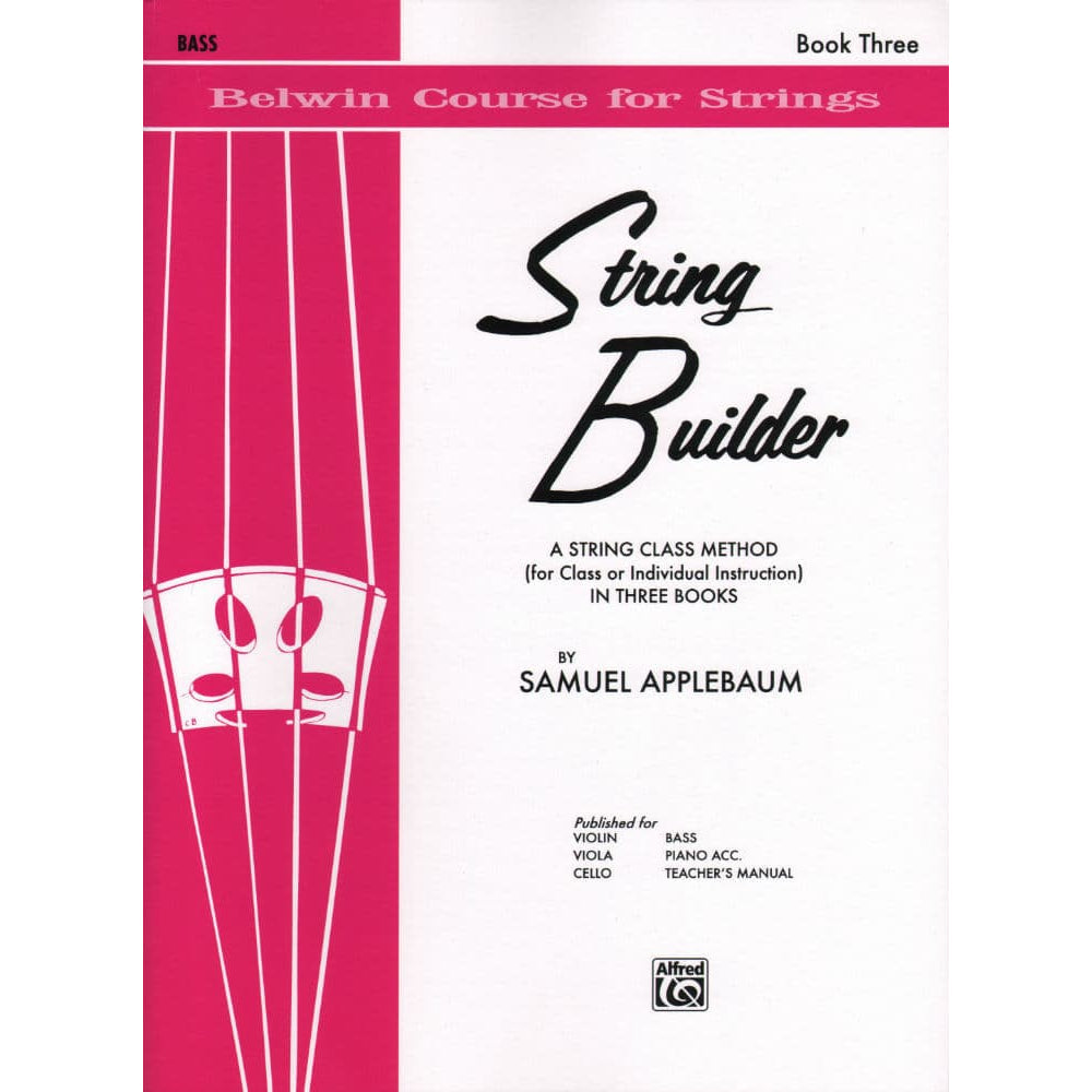 Applebaum, Samuel - String Builder - Book 3 for Double Bass - Belwin/Mills Publication