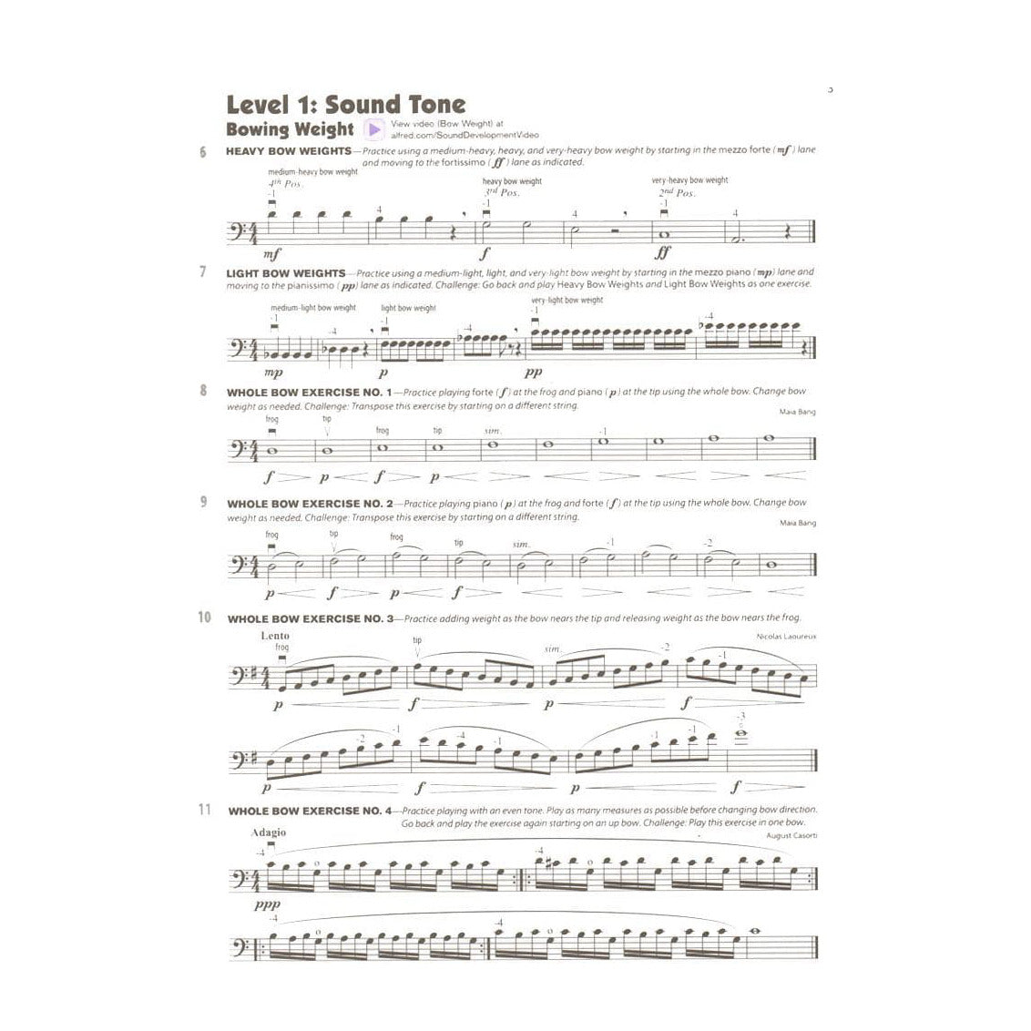 Sound Innovations - Sound Development - Advanced String Orchestra - Bass - Phillips and Moss - Alfred