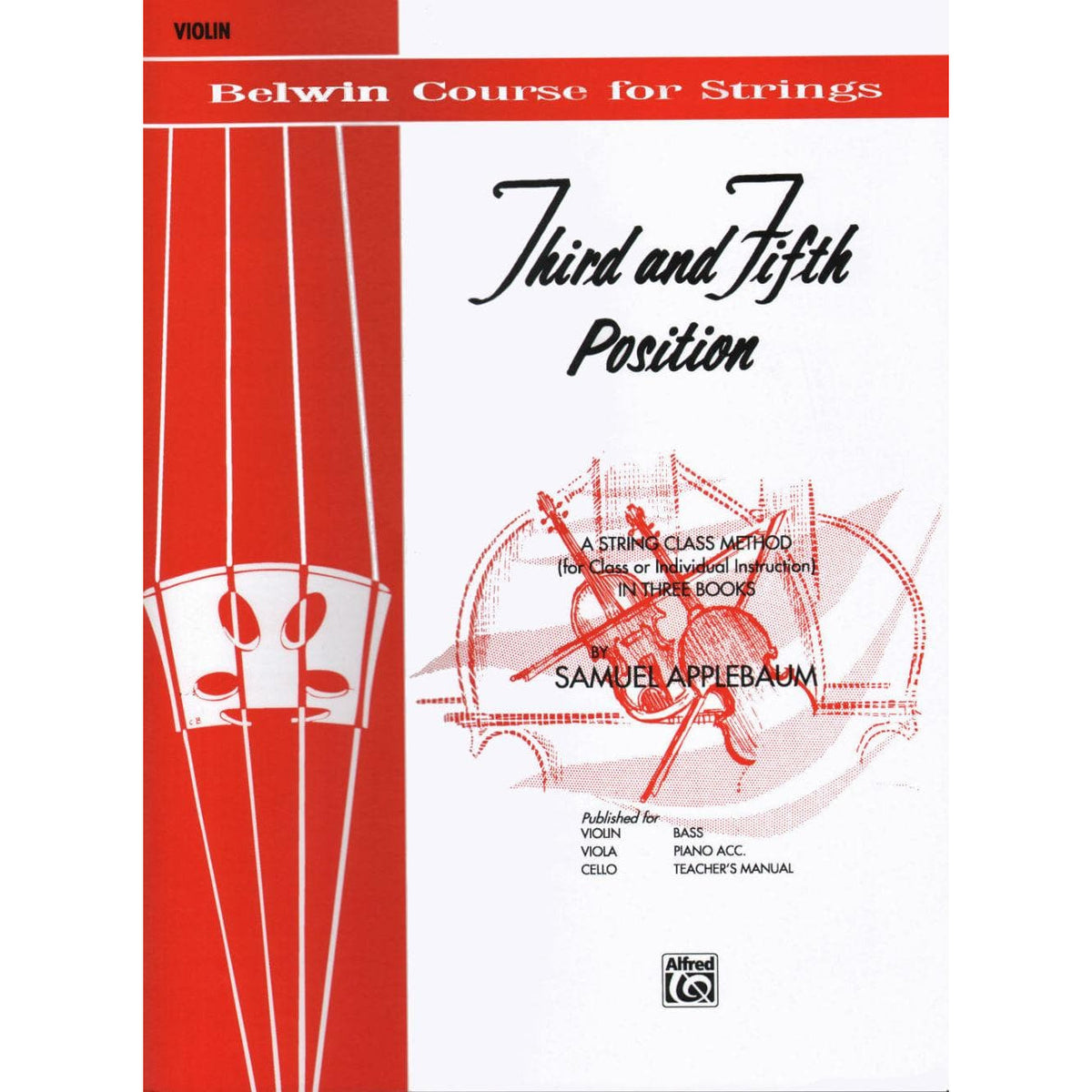 Applebaum, Samuel -3rd and 5th Position String Builder for Violin - Belwin/Mills Publication