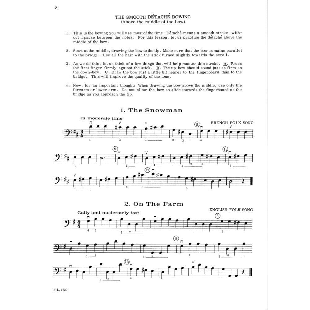 Applebaum, Samuel - Building Technique With Beautiful Music - Book 1 for Cello - Belwin/Mills Publication