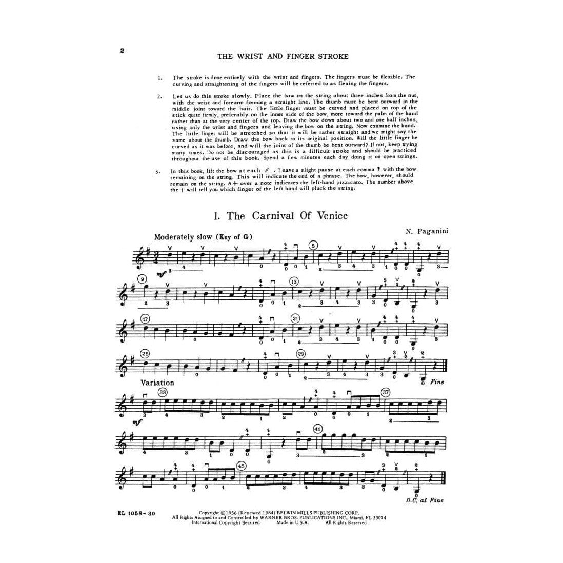 Applebaum, Samuel - Building Technique with Beautiful Music Volume 2 for Violin - Belwin/Mills Publication