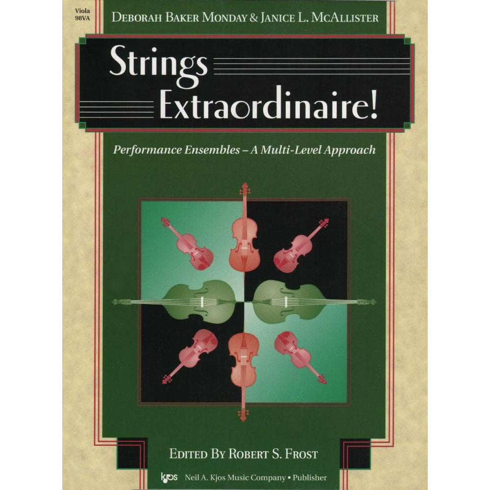 Baker Monday / McAllister - Strings Extraordinaire! - Viola - edited by Robert S Frost - Neil A Kjos Music Co