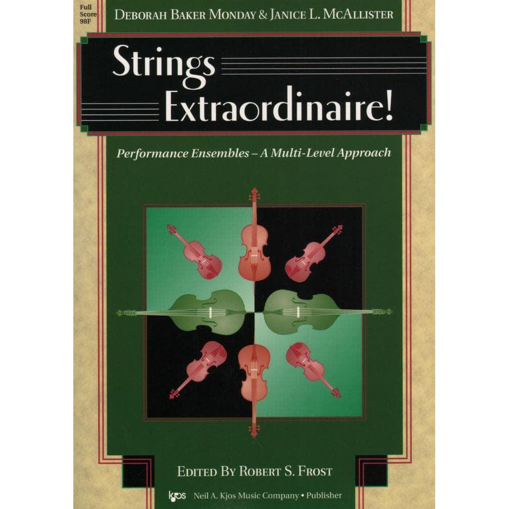 Baker Monday / McAllister - Strings Extraordinaire! - Score - edited by Robert S Frost - Neil A Kjos Music Co