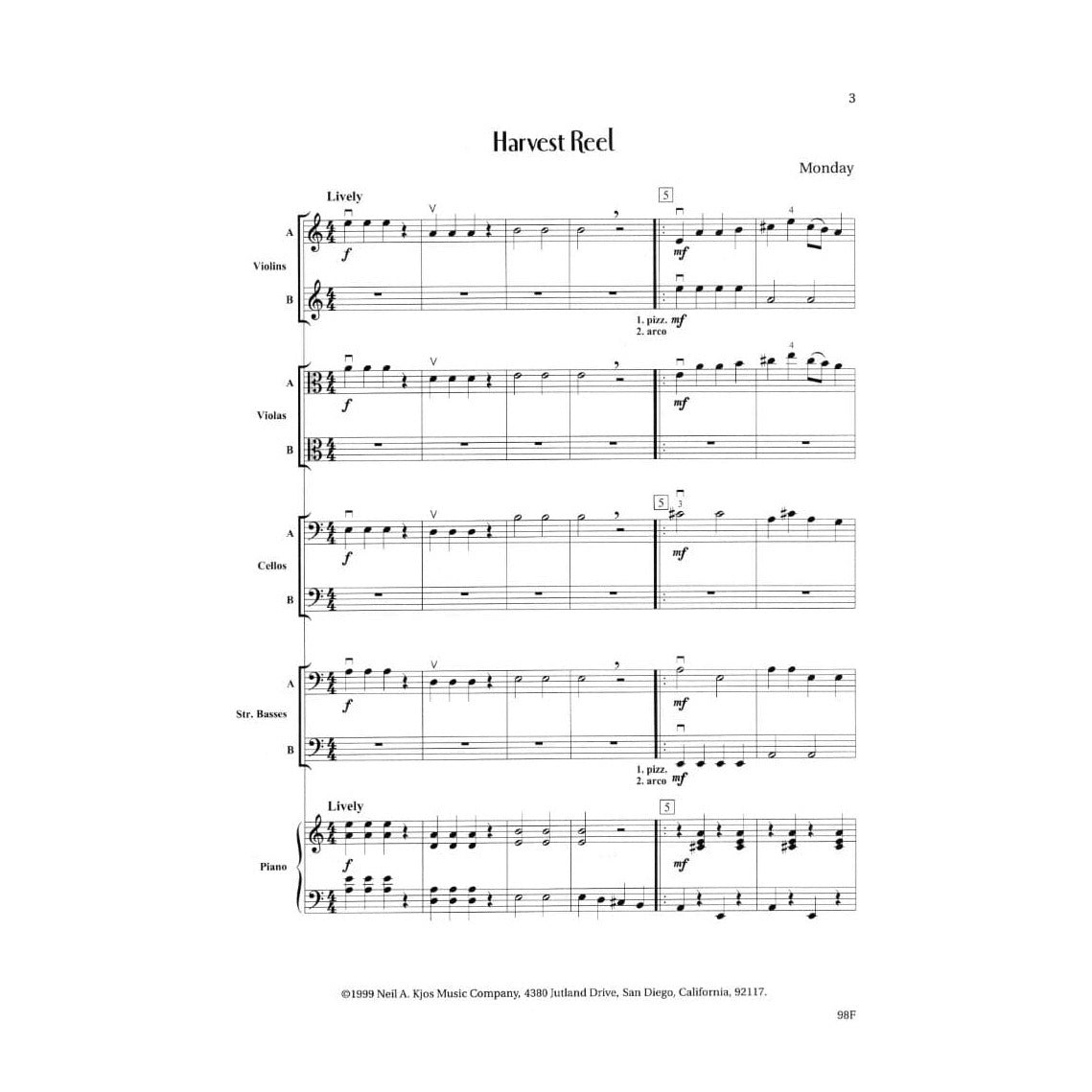 Baker Monday / McAllister - Strings Extraordinaire! - Score - edited by Robert S Frost - Neil A Kjos Music Co