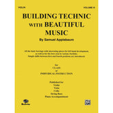 Applebaum, Samuel - Building Technique With Beautiful Music Volume 3 for Violin - Belwin/Mills Publication
