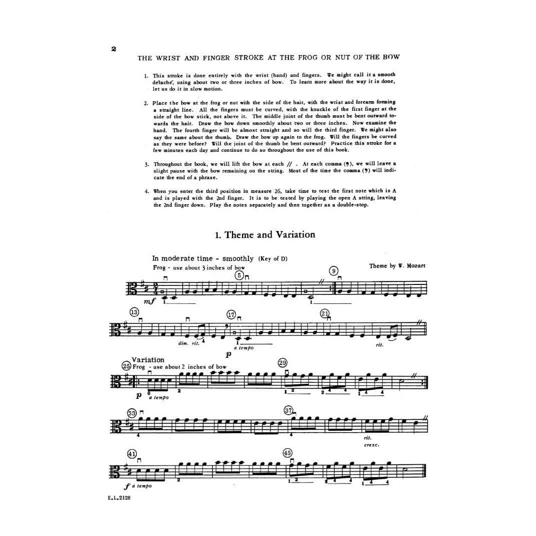 Applebaum, Samuel - Building Technique With Beautiful Music - Book 3 for Viola - Belwin/Mills Publication