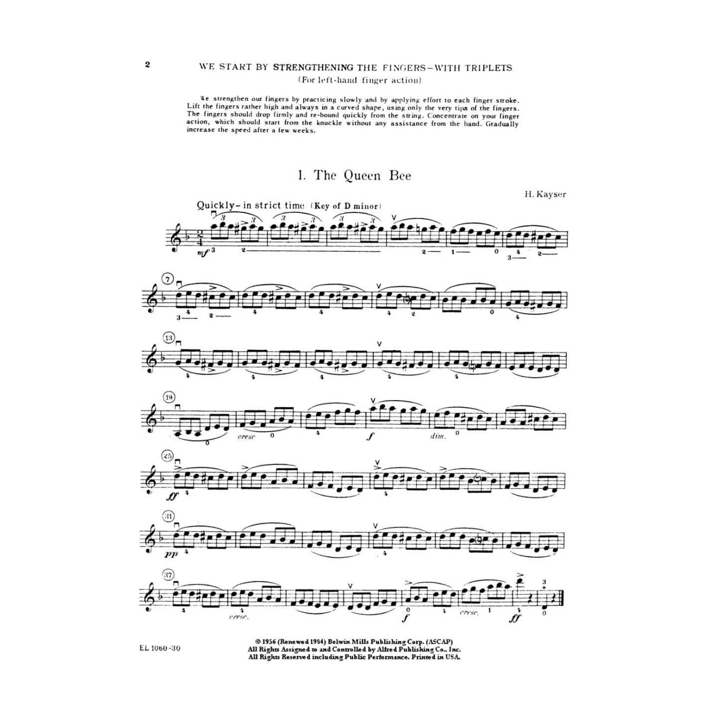 Applebaum, Samuel - Building Technique With Beautiful Music - Book 4 for Violin - Belwin/Mills Publication
