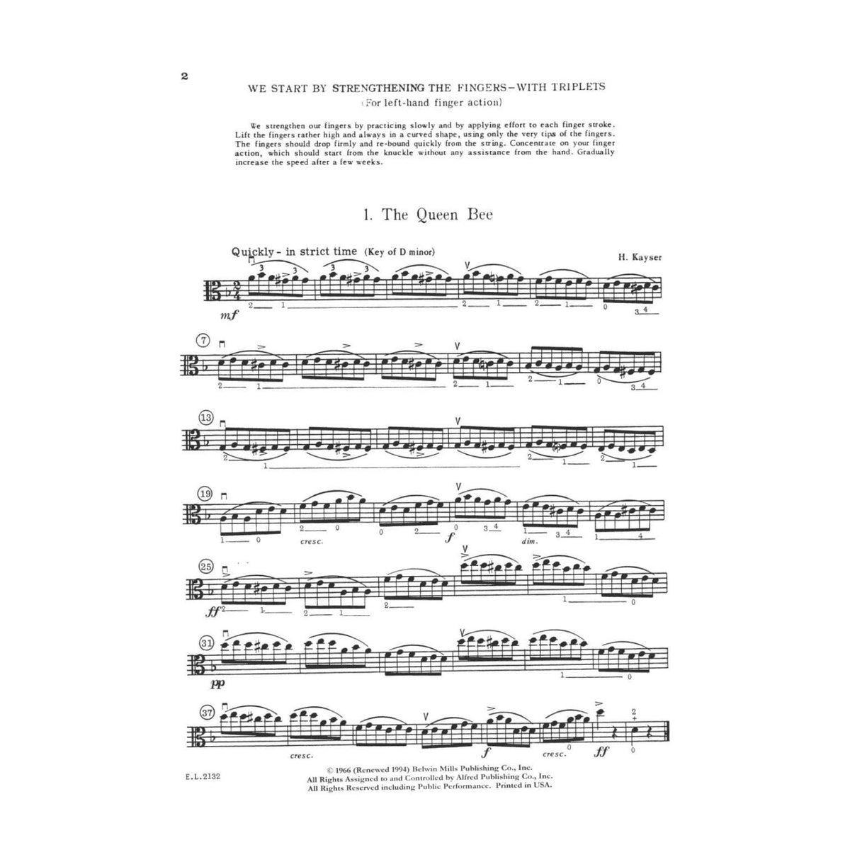 Applebaum, Samuel - Building Technique With Beautiful Music - Book 4 for Viola - Belwin/Mills Publication