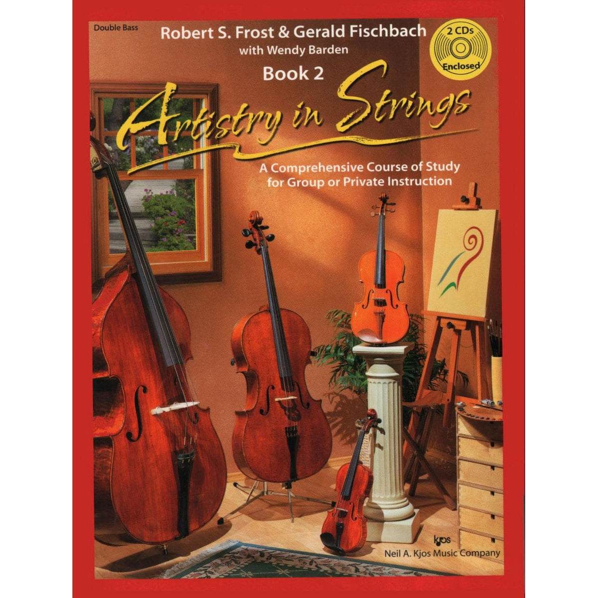 Frost/Fischbach - Artistry in Strings, Book 2 - Bass - Book/CD set - Neil A Kjos Music Co