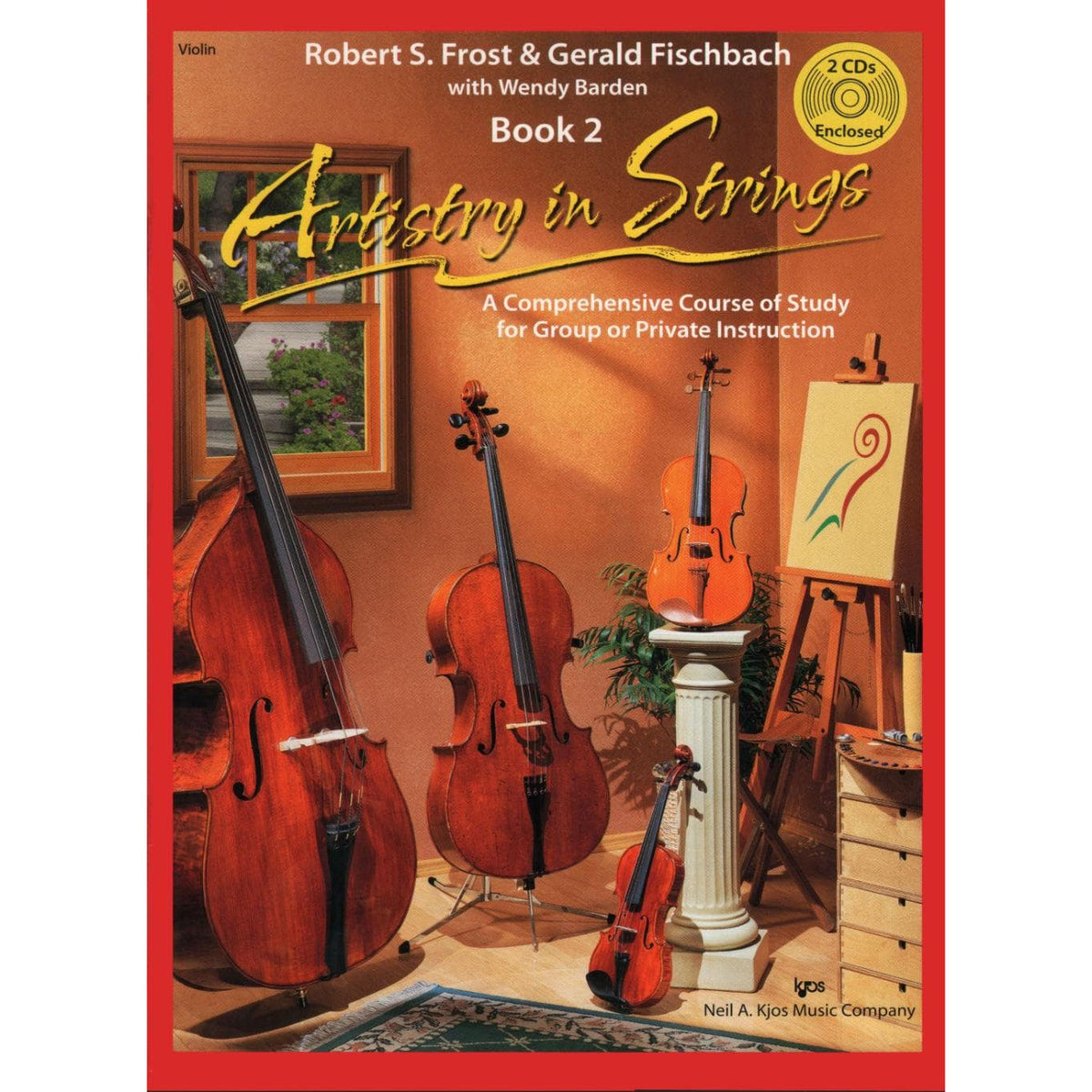 Frost/Fischbach - Artistry in Strings, Book 2 - Violin - Book/CD set - Neil A Kjos Music Co