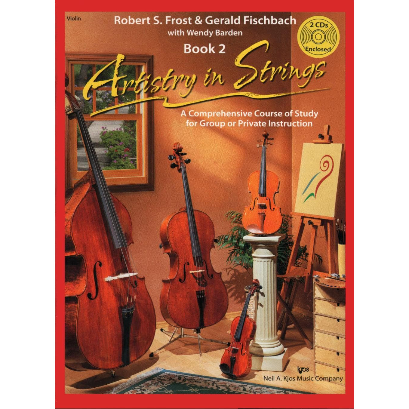 Frost/Fischbach - Artistry in Strings, Book 2 - Violin - Book/CD set - Neil A Kjos Music Co