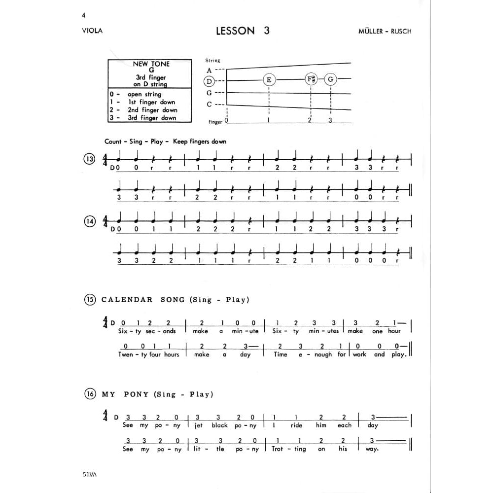 Müller/Rusch - String Method, Book 1 - Viola - Kjos Music Co
