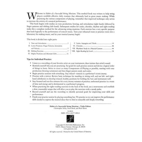 Selby/Rush/Moon - Habits of a Successful String Musician - for Violin - GIA Publications